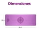 thumbnail image 4 of Tapete de Yoga Pilates y Ejercicio Acolchonado y Portátil 185 cm Morado Gaon, 4 of 11