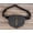 Black, variant on Genuine Leather Waist Bag with Multiple Pockets, Adjustable Belt, Black