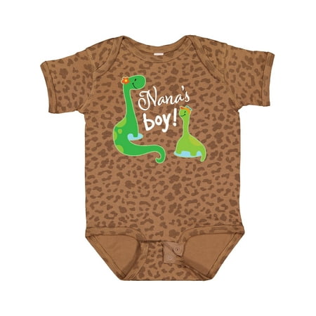 

Inktastic Nanas Boy Grandson Dinosaur Gift Baby Boy Bodysuit