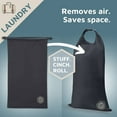 thumbnail image 3 of Compression Packing Cubes for Travel-Luggage and Backpack Organizer Packaging Cubes for Clothes (Grey and Orange, 6Piece), 3 of 9