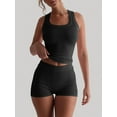 thumbnail image 5 of Women'S Slim Fit Sports Shorts Set Sleeveless Top and Shorts, 5 of 6