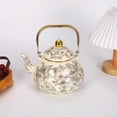 thumbnail image 4 of RuiJiao 2.0L Vintage Floral Enamel Tea Kettle, Steel Stovetop Teapot with Ergonomic Heat-Resistant Handle for All Stovetops, Kitchen Must-Have, 4 of 7