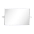 thumbnail image 7 of TEHOME Chrome Beveled Rectangle Pivot-N-View Bathroom Vanity Mirror 14x22", 7 of 7