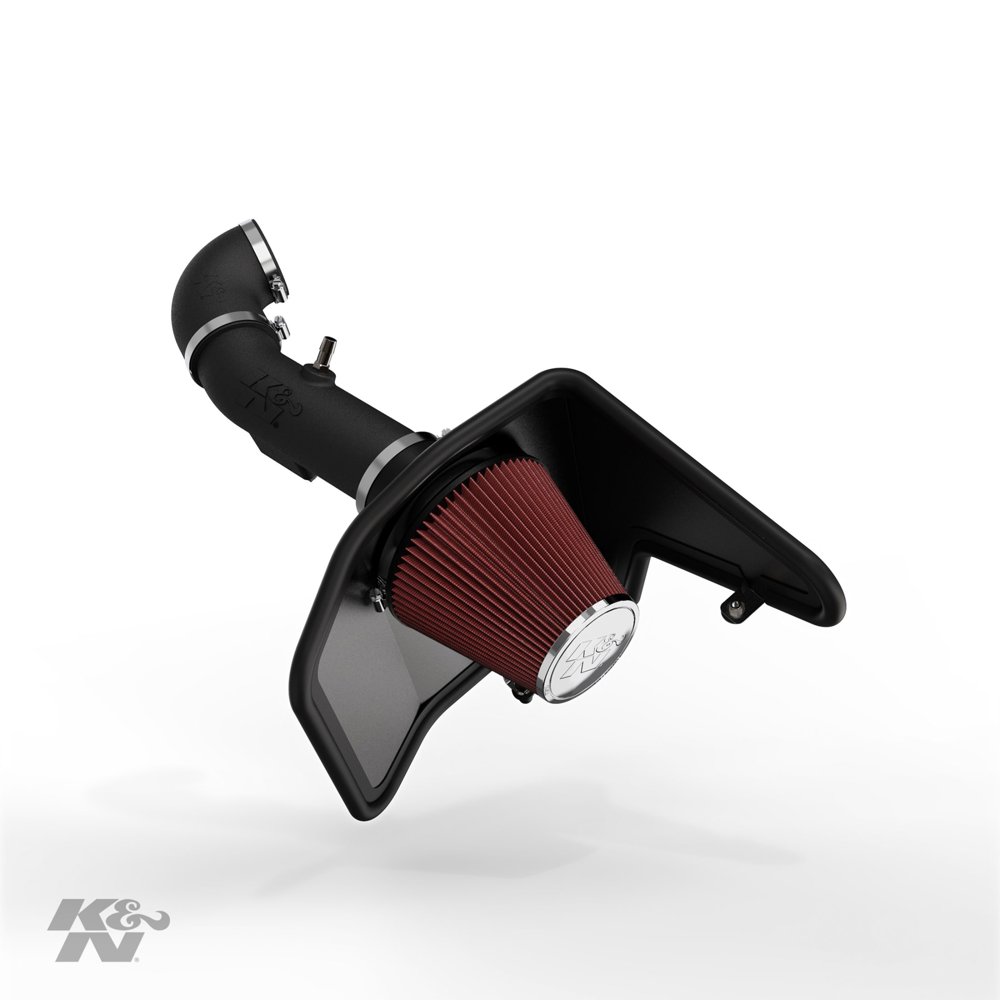 K&N Cold Air Intake Kit High Performance, Guaranteed to Increase