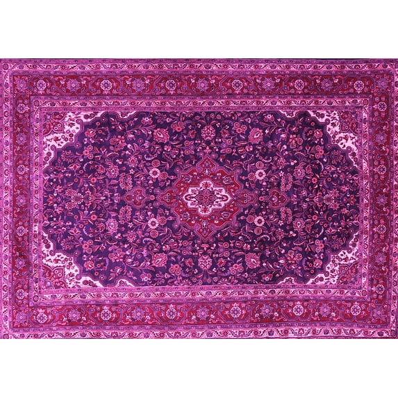 Ahgly Company Indoor Rectangle Persian Pink Traditional Area Rugs, 2' x 5'