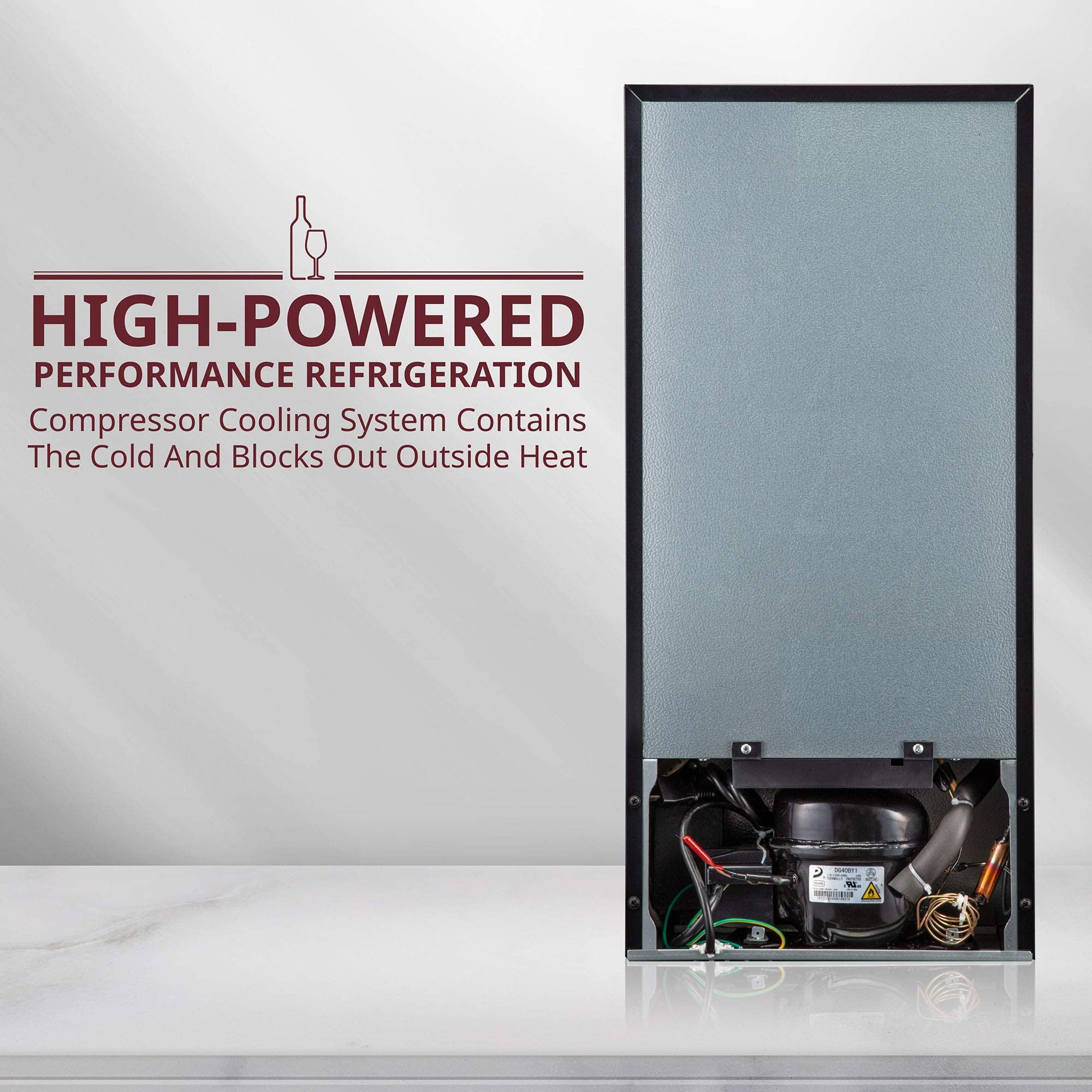 Schmecke 18 Bottle Wine Cooler - Freestanding, Glass Door, Compact Wine Storage