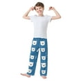 thumbnail image 2 of FORMRS Boys Pajama Pants with Pockets Size 6-8Y Kids Lounge Sleep Bottoms, Blue Polar Bear, 2 of 8