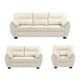 thumbnail image 1 of Sala Monza 3 Plazas Crema (Sofá, Love Seat y Sillón), 1 of 8