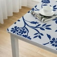 thumbnail image 4 of nygtbtfer Round Tablecloth Blue and White Porcelain Floral Mexican Talavera Table Clothsfor Party Dining Holiday Banquet, 4 of 7