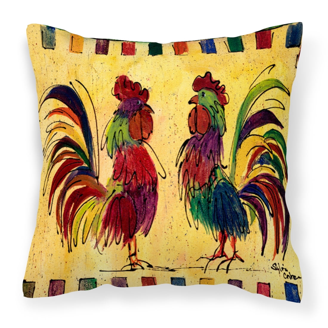 rooster shaped pillow