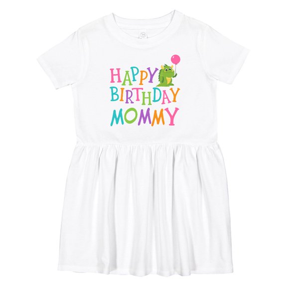 Inktastic Happy Birthday Mommy Party Girls Toddler Dress