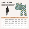 thumbnail image 4 of Lsque Colorful Cow Pattern Long Sleeve Pajama Set for Women - Soft 2-Piece Sleepwear and Loungewear Set with Pockets, Comfy Nightwear-Medium, 4 of 7