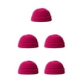 thumbnail image 3 of Qarigey Gorro Gran textura Cómodo Mantener caliente Gorro de lana Multiusos Invierno Transpirable Refrigeración Calavera Gorras Rosa Rojo Rosa roja 5piezas, 3 of 6