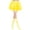 A-Yellow1032, variant on Wxolcjlv Women's Tulle Mini Skirt Multi‑Layer Ruffle Party Daily Skirts