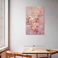 thumbnail image 2 of Elephant Stock Blush And Gold Abstract Wall Art - Vertical Multi Panel Canvas - Living Room Wall Decor - Abstract Multi Panel - Pink And Gold Decor - 36" x 57", 2 of 8