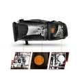 thumbnail image 4 of Headlight Set - Compatible with 1994 - 2002 Dodge Ram 2500 1995 1996 1997 1998 1999 2000 2001, 4 of 6