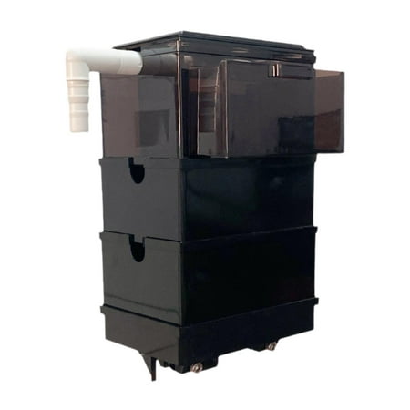 Lazsy Aquarium Filter Drawer Filter Box Hanging Filtration System Drawer Drip Tray for Three Layer