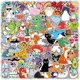 thumbnail image 1 of 100 piezas pegatinas de dibujos animados pegatinas impermeables, 1 of 5