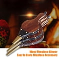 thumbnail image 5 of Dserhfy Fireplace Bellow Manual Firepit Bellow Air Blower with Metal Nozzle Bellow Pump for Stove BBQ Grill Outdoor Camping Tools, 5 of 8
