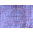 thumbnail image 1 of Ahgly Company Machine Washable Indoor Rectangle Persian Blue Traditional Area Rugs, 4' x 6', 1 of 4