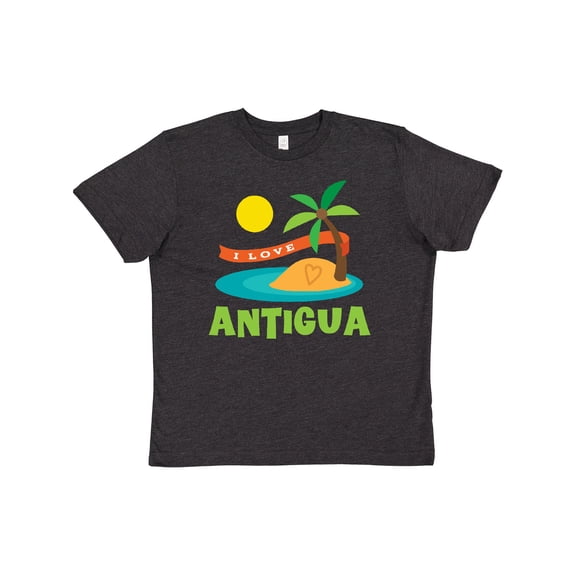 Inktastic I Love Antigua Youth T-Shirt