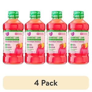Parent's Choice Advantage Care Electrolyte Solution, Strawberry Lemonade, 4 Pack