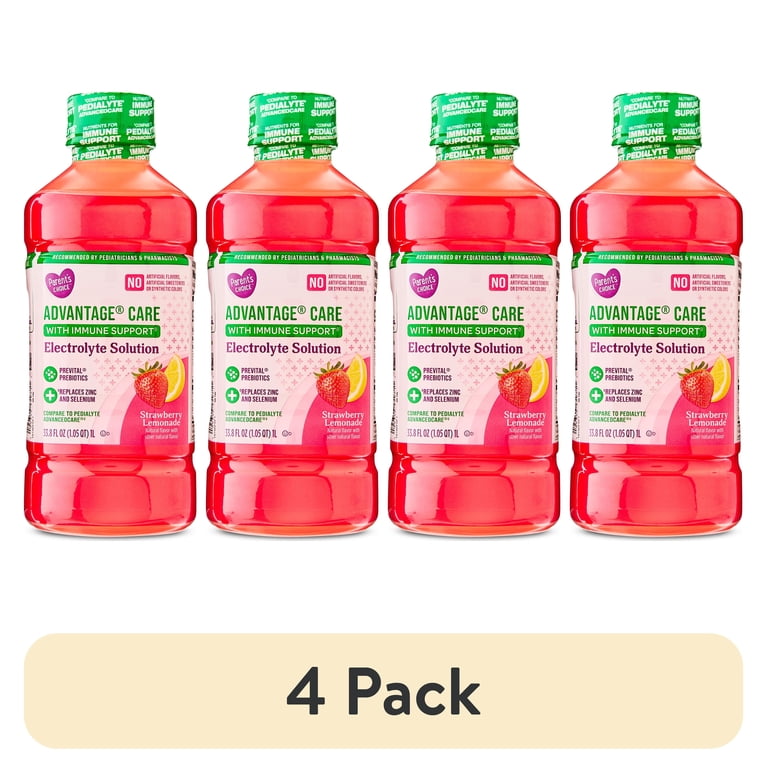 Parent's Choice Advantage Care Electrolyte Solution, Strawberry Lemonade, 4 Pack photo 1