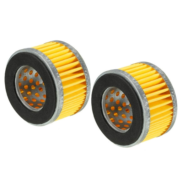 Unique Bargains Replacement Compressor Air Filter Element, 2 Pack Intake Paper Filter