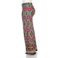 thumbnail image 3 of White Mark Women's Plus Size Printed Palazzo Pants, 3 of 5