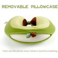 thumbnail image 2 of Jinsinto Airplane Pillow Chin Neck Support, Head Tilt Memory Foam Insert, Removable Washable Plush Cover, Neck Closure, 2 of 5