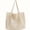Beige, variant on Women’s Large Openwork Crochet Tote Bag, Soft Knit Open Top Boho Handbag for Summer Beach Vacation Resort Daily Use