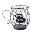 thumbnail image 1 of Bearachild Cesta creativa para cápsulas de café que añade un toque de estilo al organizador de cápsulas de café con gran espacio de Cocina y Comedor Tetera negra, 1 of 6