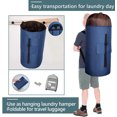 thumbnail image 2 of Bolsa lavandería mochila grande, 115L, correa hombro, resistente viaje, colgante dormitorio, apto, estudiante, 2 of 3
