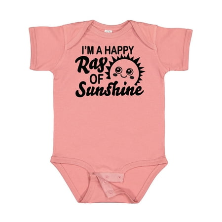 

Inktastic Im a Happy Ray of Sunshine with Happy Sun Gift Baby Boy or Baby Girl Bodysuit