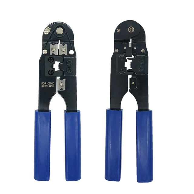 BESTYASH Network Cable Crimping Tool Set Multi RJ45 Crimping Wired Data and Voice-over Applications 1Set