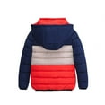 thumbnail image 2 of ATOGUTA Boys Girls Puffer Jacket Warm Winter Coat Windproof Rain Jacket Snow Coat Orange, Size 3T-7, 2 of 5