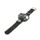 thumbnail image 1 of Linterna LED recargable para la muñeca, reloj multifuncional para exteriores, linterna con brújula para correr, senderismo y camping (negro)., 1 of 8