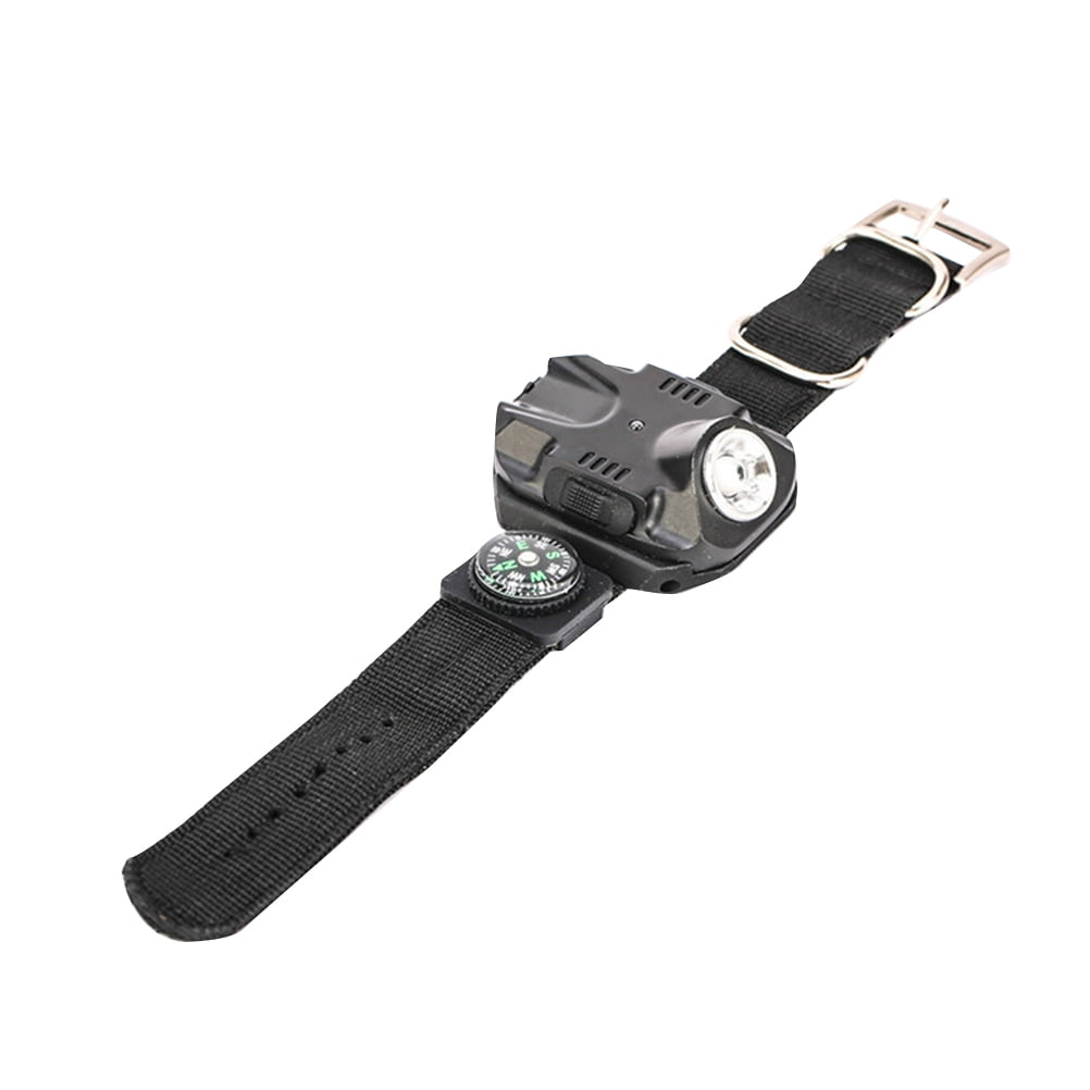 COMPUKAS Multifunctional Outdoor LED Watch with Built-in Compass Design for Hiking and Camping
