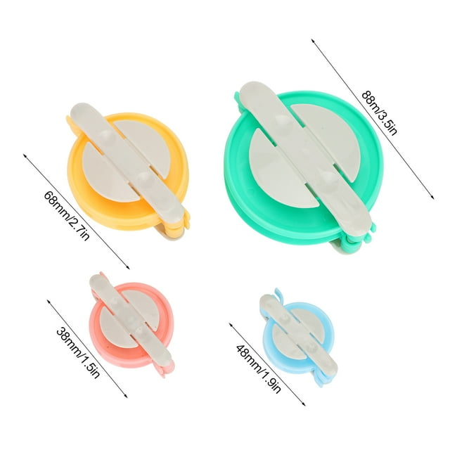 Pelusa 4 Tamaños Pompom Maker Plástico DIY Pelusa Bola Tejido Costura Conjunto De Herramientas De Tejer
