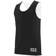 thumbnail image 2 of Augusta Sportswear 148 Men's Reversible Wicking Tank Black/White 2XL, 2 of 2