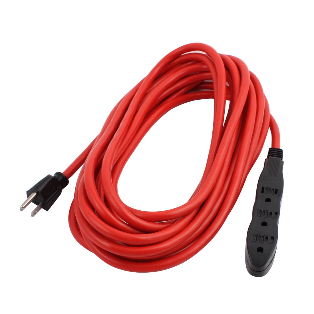 US Plug to 3 Outlet 15A 14/3 SJTW 25Ft HeavyDuty Power Extension Cord