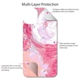 thumbnail image 4 of DistinctInk Custom SKIN / DECAL compatible with OtterBox Symmetry for iPhone 11 (6.1" Screen) - Hot Pink Blue White Marble Image Print - Printed Marble Image, 4 of 5