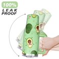 thumbnail image 6 of 40oz Kawaii Green Avocado Design Stainless Steel Flip Straw Tumbler Spill Proof Travel Cup Double Wall Vacuum Insulated Coffee Mug with Top Handle, 6 of 6