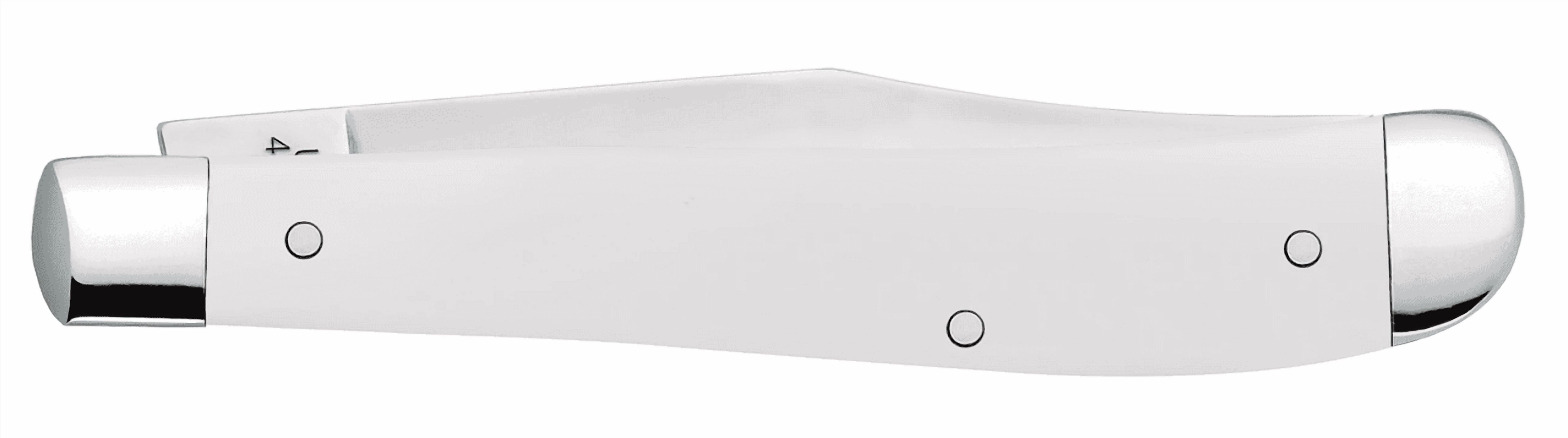 Case XX Knives Case XX Harley-Davidson White Composition Slimline Trapper Folding Knife