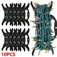thumbnail image 2 of 10-Pack Christmas Lights Storage Holders | Cord Organizer Spool | Black Polyester Cable Wind Up Reel 6.6in | Durable Multi-Purpose Garland & Wire Storage Solution, 2 of 8