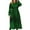 Green, variant on hotojiny Fall Dresses for Women Plus Size Long Sleeve Casual Long Dress V Neck Tie A-Line Flowy Maxi Dresses