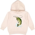 thumbnail image 2 of Inktastic Leaping Bass Fish Toddler Hoodie, 2 of 4
