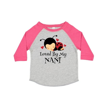 

Inktastic Loved by My Nani Gift Toddler Toddler Girl T-Shirt