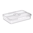 thumbnail image 2 of sunsanly Refrigerator Storage Box Transparent with Timer And Lid Good Seal Airtight Large Capacity Air Valve Food Grade Thickened Dumpling Fruit Bread Container Donut Cookies Storage Case, 2 of 8
