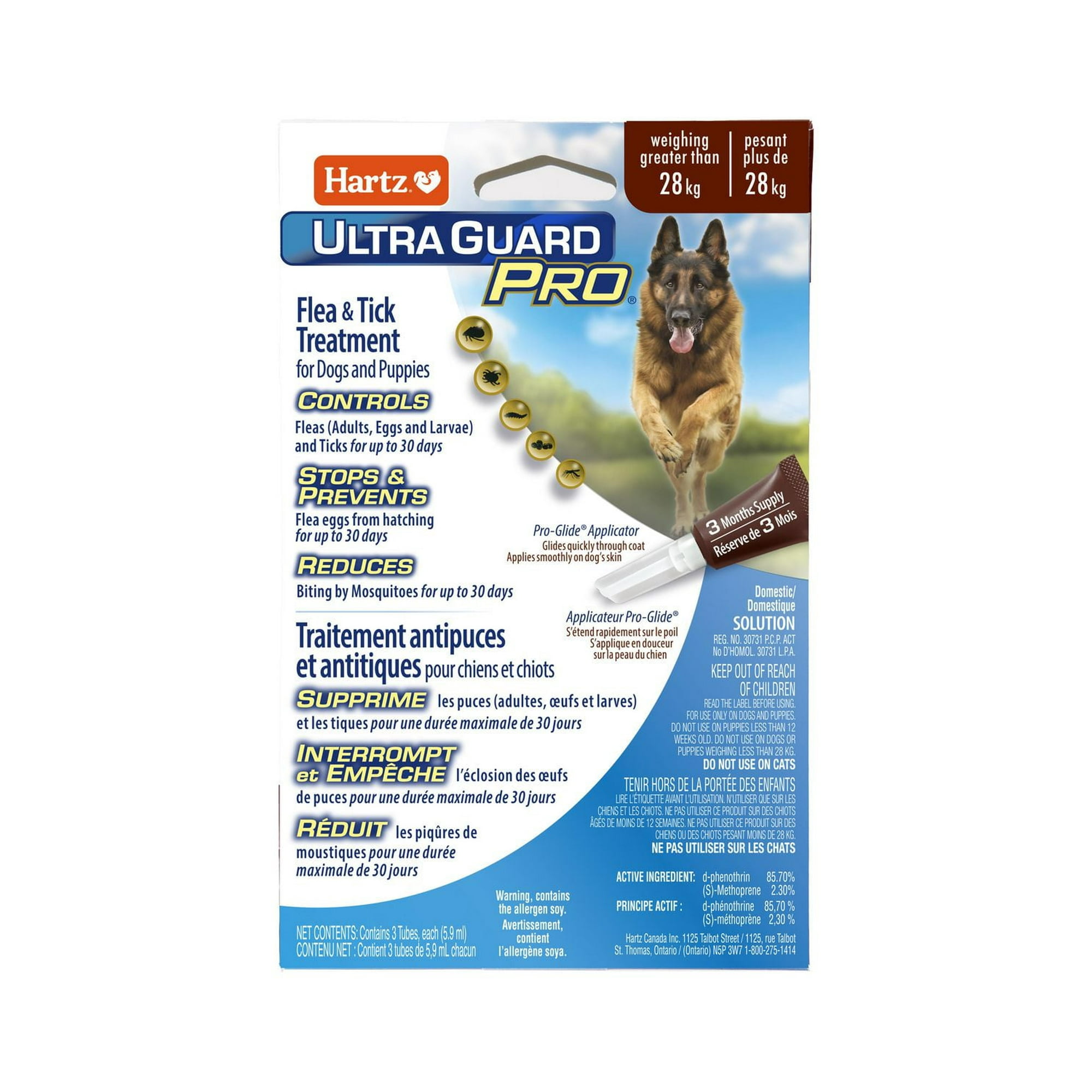 Hartz Ultra Guard PRO Dogs And Puppies Flea Tick Treatment, Pro
